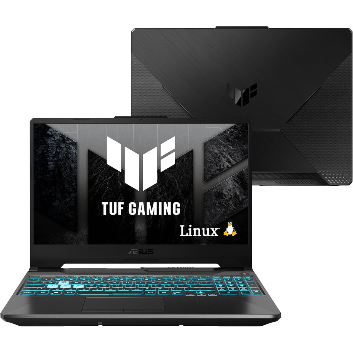 Notebook ASUS TUF Gaming A15, RTX 3050, AMD RYZEN 7, 8 GB, 512 GB SSD, KeepOS, Tela 15.6'' FHD, Graphite Black - FA506NCR-HN089