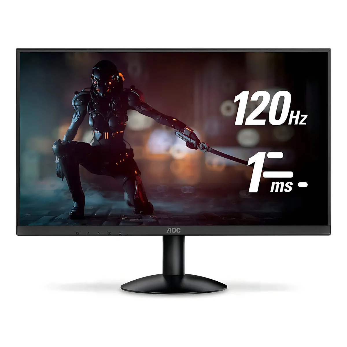Monitor Gamer Aoc 21.5'' Full Hd Gaming 120hz 1ms 22b30hm23 Cor Preto