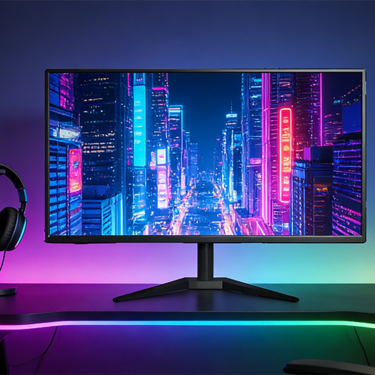 2026 Novo Monitor HD de 20 polegadas Interface dupla Tela de computador Escritório Casa Tela LCD 75x75 Suporte de parede