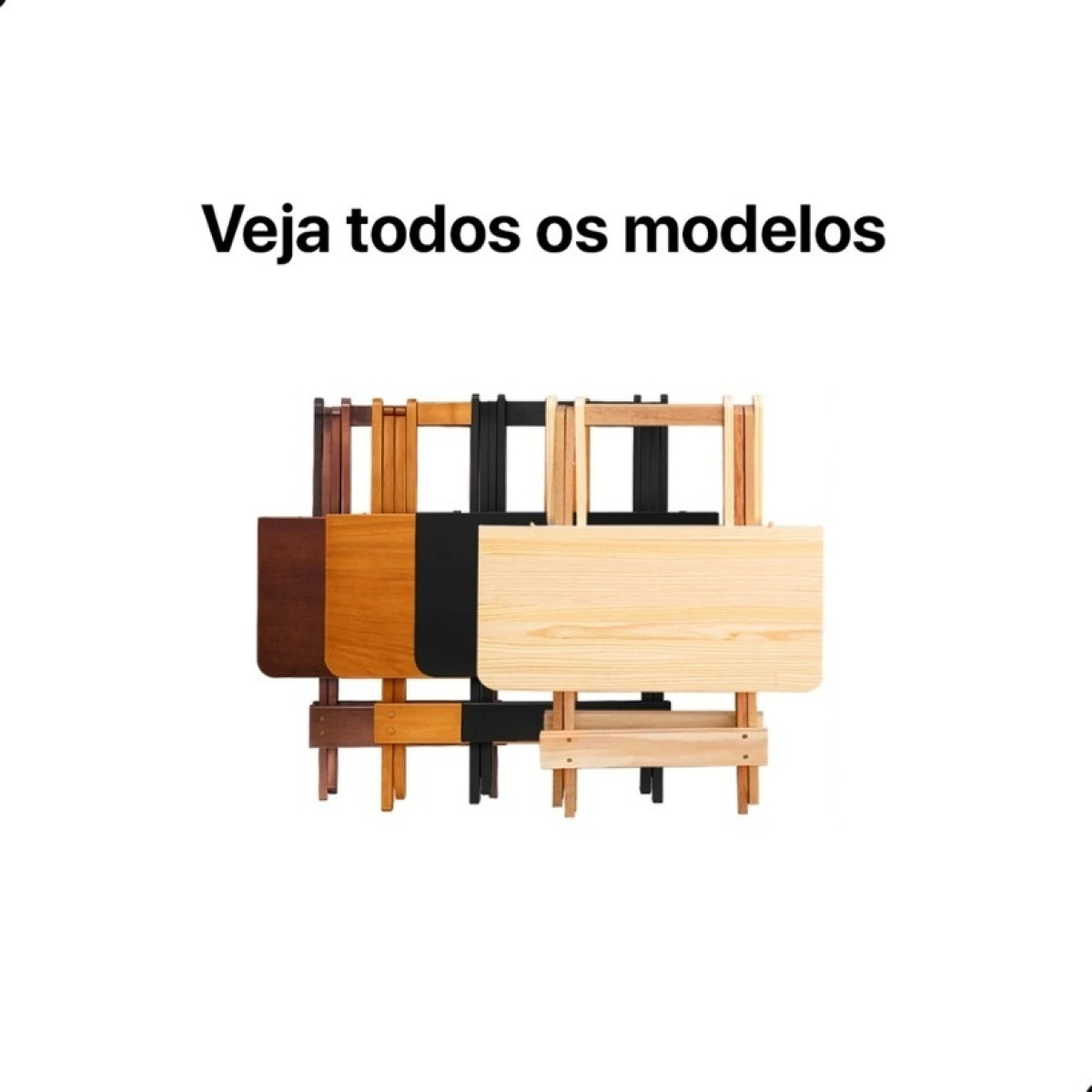 Mesa 70x70 Dobrável Madeira Maciça Bar Restaurante