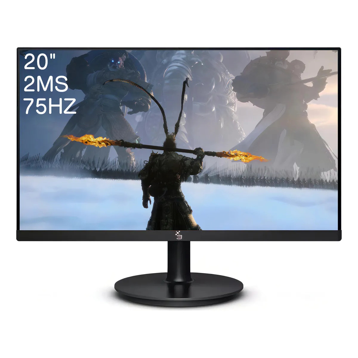 Monitor Gamer 3Green 20" LED 75 Hz HD Preto