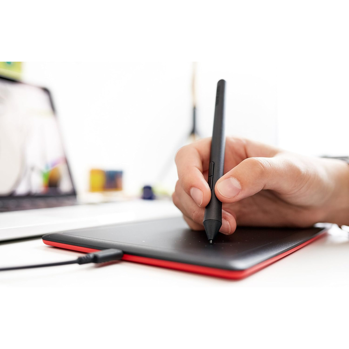 Mesa Digitalizadora One By Wacom (Ctl472), Wacom, Tablets de design gráfico, Preto, Pequeno