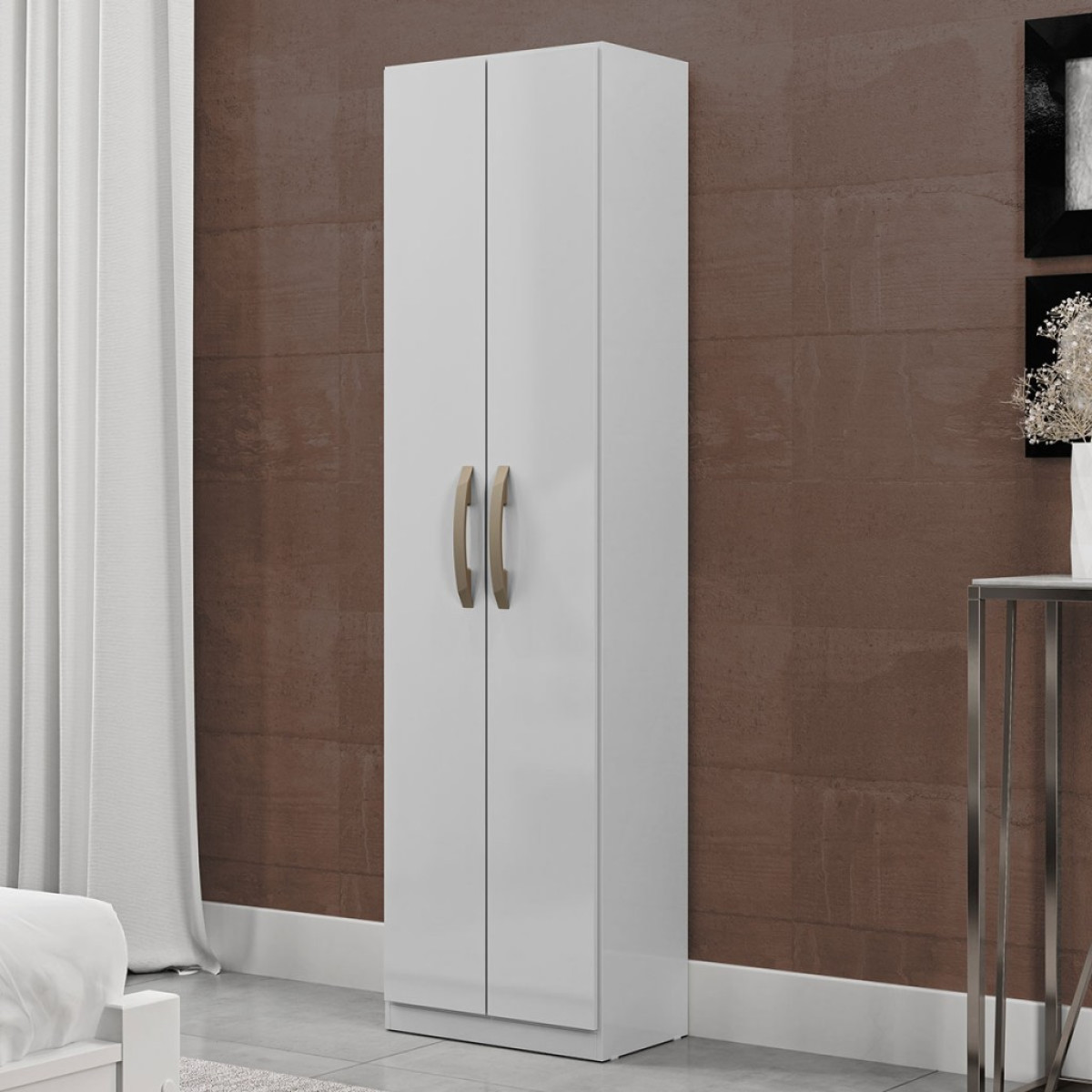 Armário Multiuso Elara 2 Portas 4 Prateleiras