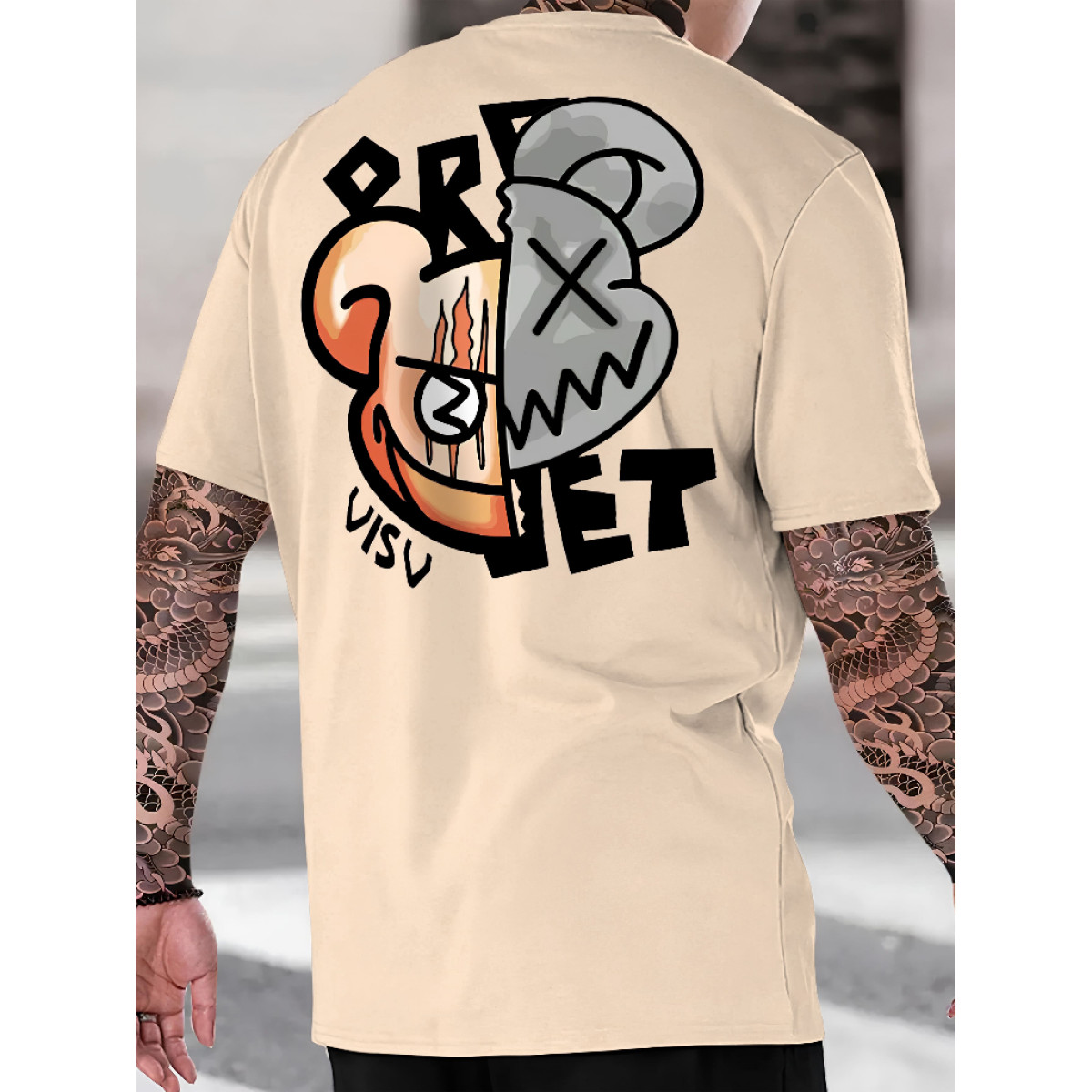 Camiseta Masculina Streetwear Estampada Urso Bear 100% Algodão Camisa Unissex Premium