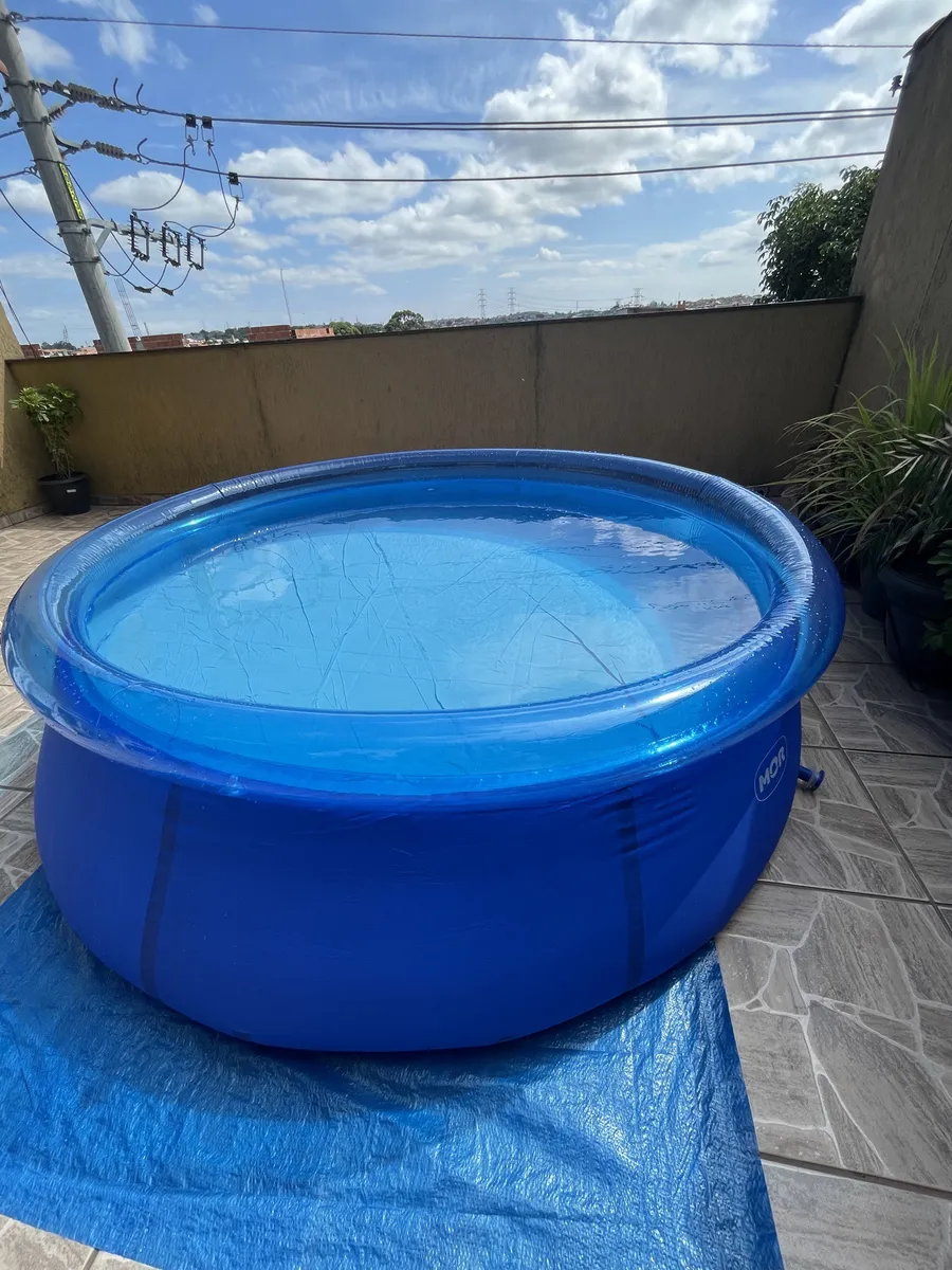 Piscina Inflável Fun Redonda 1400l Com Kit Reparo - Mor