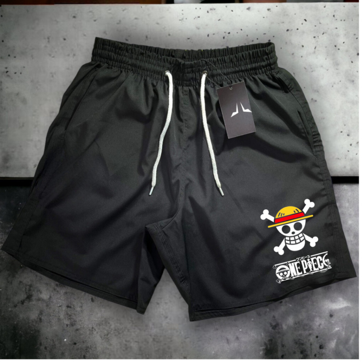 Bermuda Masculino Mauricinho Modelo Academia - luffy 05 - Esportivo Ideal para lazer praia e esportes Promoção Verão