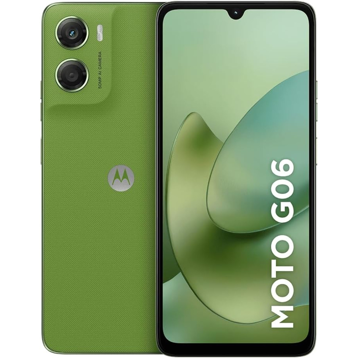 Smartphone Motorola Moto g06-256GB 12GB (4GB RAM + 8GB Ram Boost) e Camera 50MP com AI Bateria de 5200 mAh Tela 6.9" - Verde