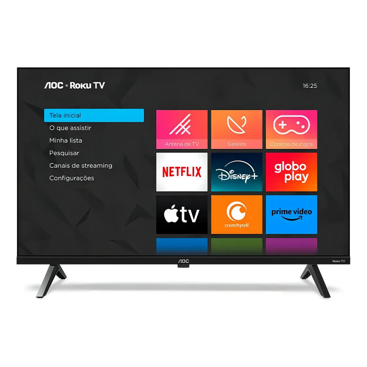 Smart TV AOC 40" 40S5045/78G Roku TV DLED Full HD