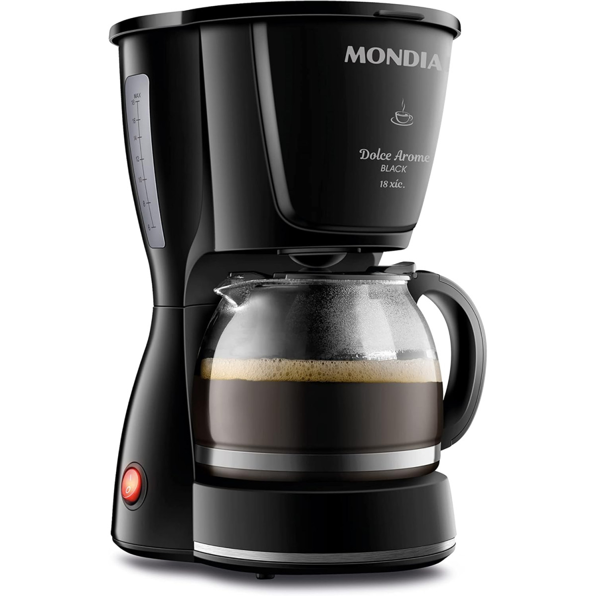 MONDIAL Cafeteira Elétrica Dolce Arome, Preto, 550W, 110V - C-30-18X-FB