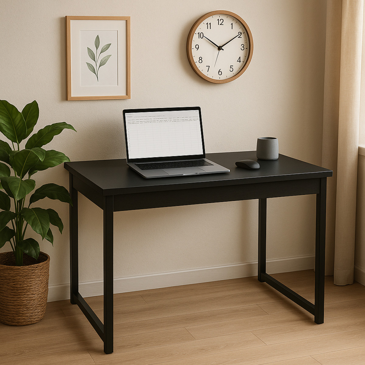 Mesa para home office Escrivaninha Industrial Quarto Notebook Escritorio Computador para estudos