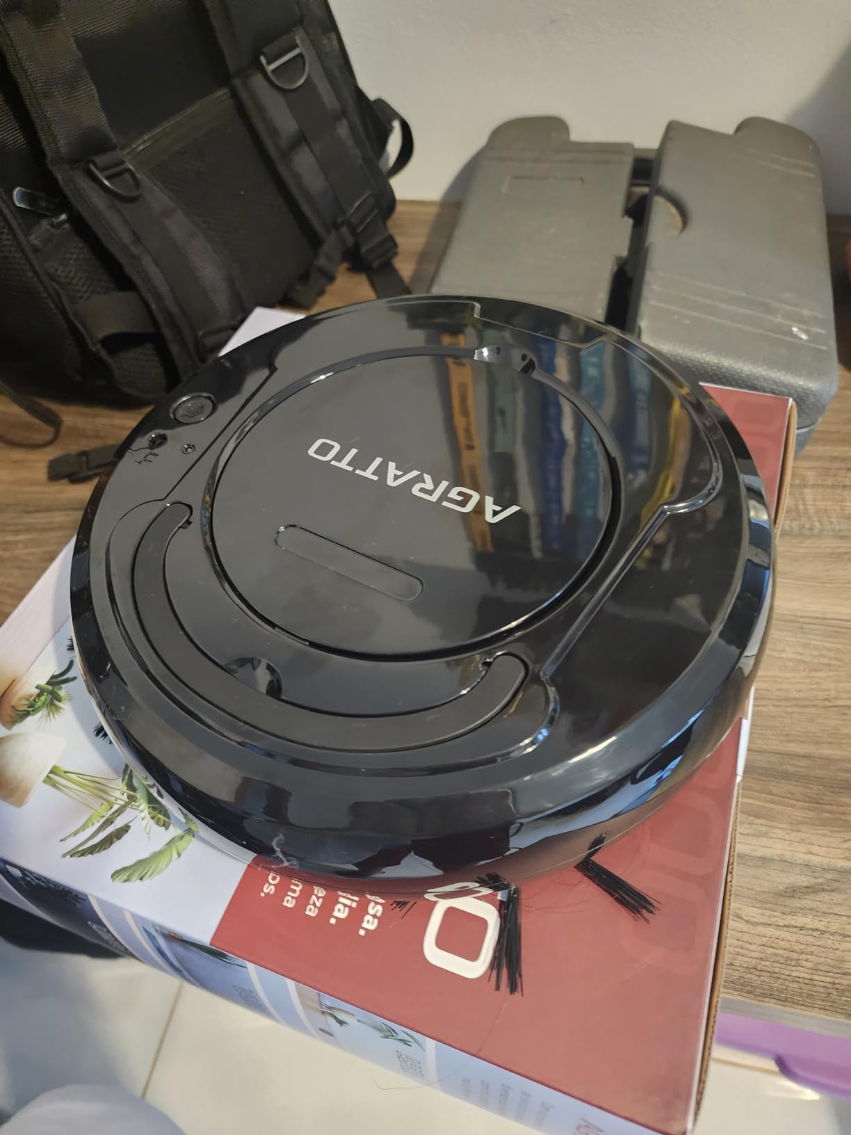 Agratto Aspirador de po robo Praticci USB 3W preto bivolt -AAR01L-04, Modelo: 13927