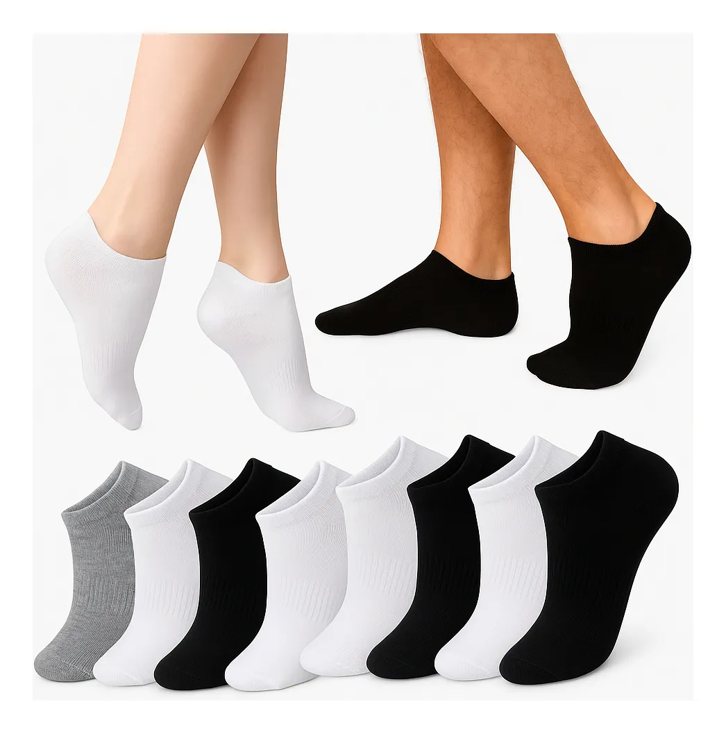 Kit 12 Pares Meia Soquete Cano Curto Unissex Premium Full