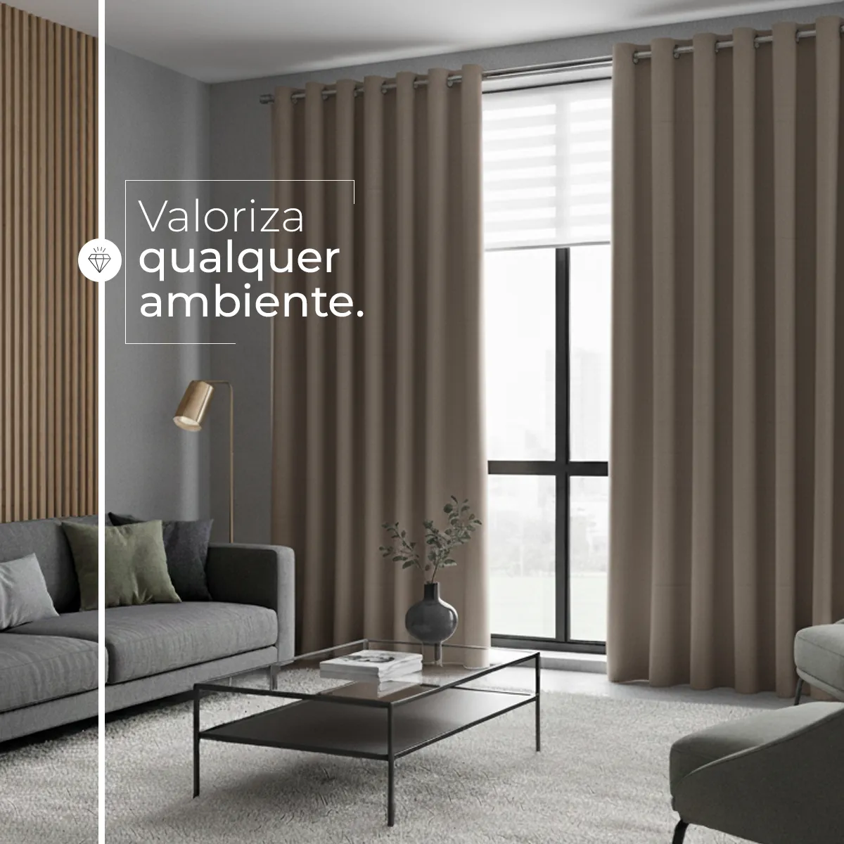 Cortina Blackout Tecido Grosso 2,80x2,30