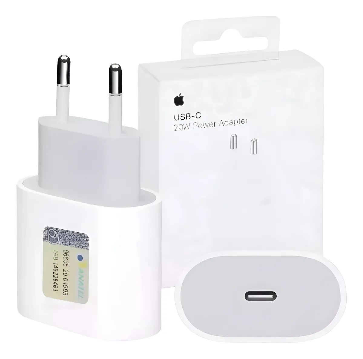 Carregador Fonte Apple Ipad Iphone Turbo Original Usb-c 20w Branco