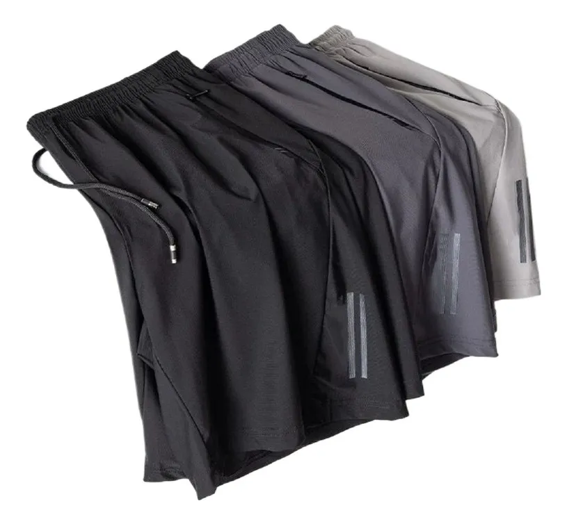 Kit 3 Bermuda Masculina Importada Seda Secagem Rápida