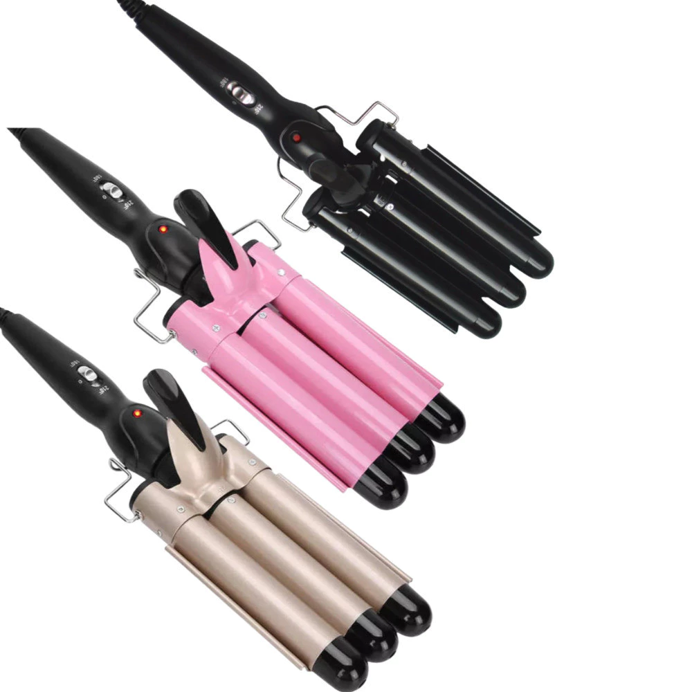 Modelador de cachos tri ondas Tri-ondas modelador 22cm de diâmetro