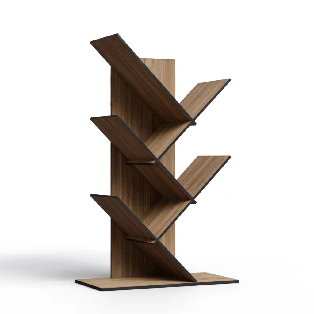 Livreiro Prateleira Porta Livro MDF Marrom