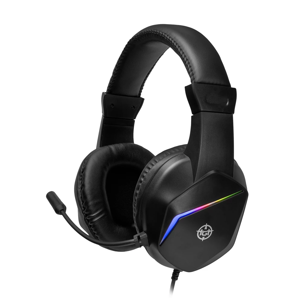 Headset Gamer TGT Diver V2, Rainbow, Drivers 40mm, Preto, TGT-DVR-RGB02