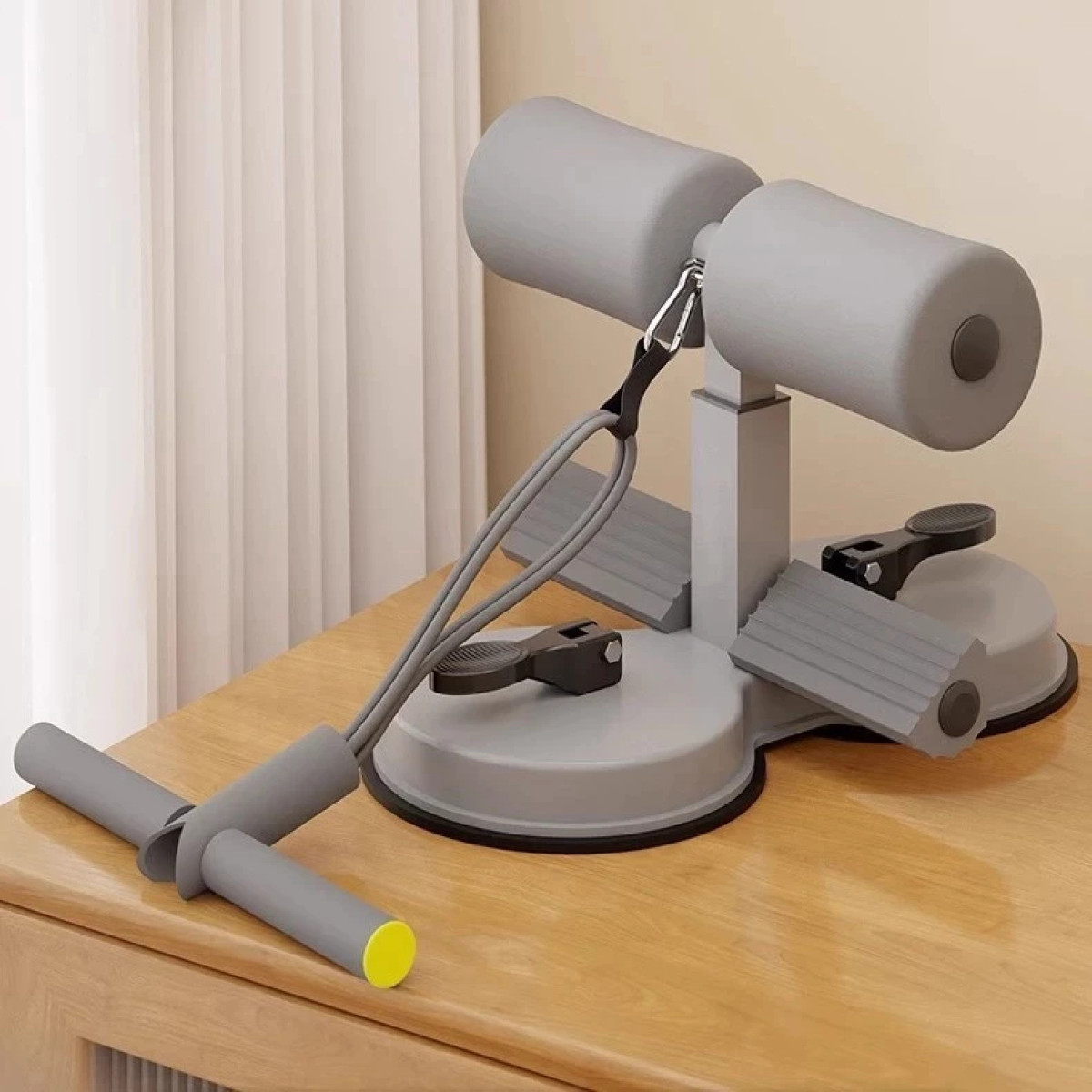 Abdominais Ventosas Fortes 3 Ajustes | Protege Barriga Joelhos | Casa Academia V2