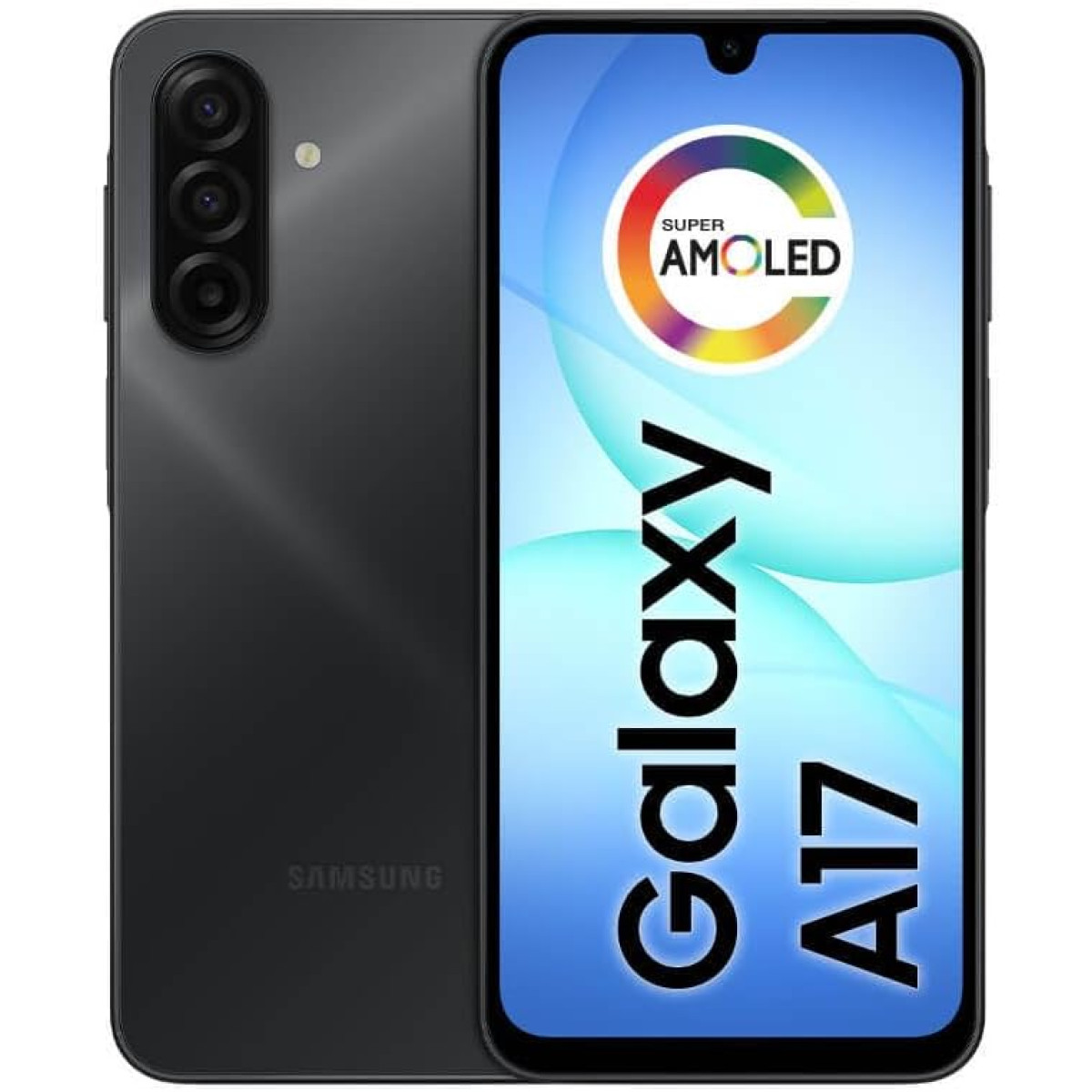 Celular Samsung Galaxy A17, 128GB, 4GB, 50MP Tela 6.7", IP54 - Preto