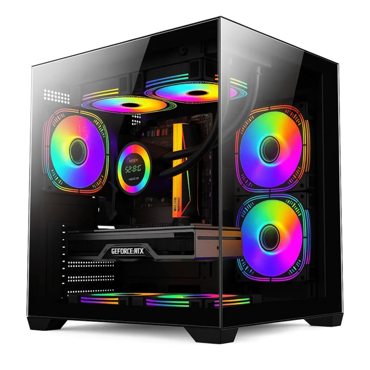 PC Gamer Alligator Shop Intel i7 3770 GeForce RTX 3050 Memoria 16GB DDR3 SSD 512GB NVMe