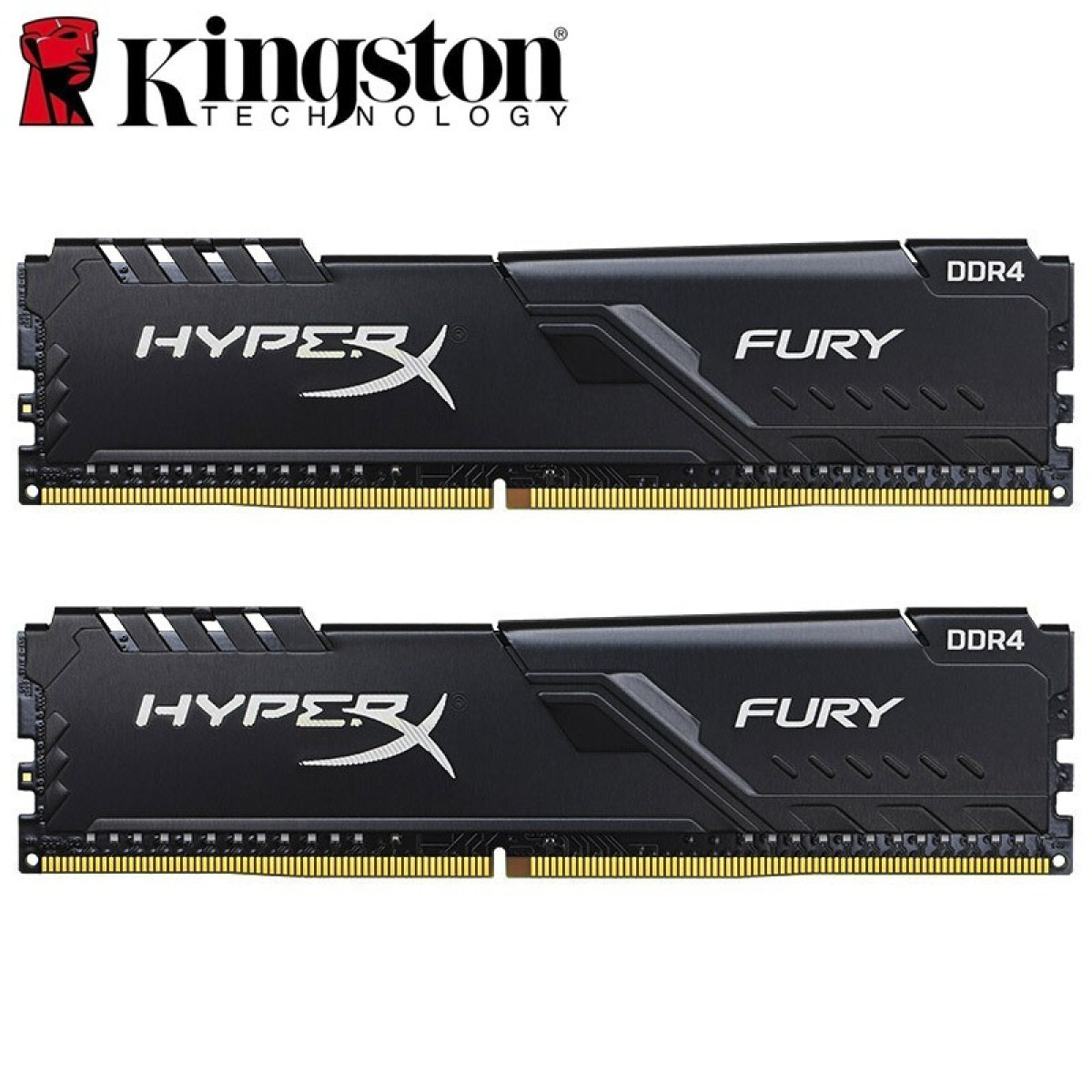 Kingston HyperX FURY DDR4 16GB 8GB 4GB 3200MHz 2666MHz 2400MHz 2133M PC4 Memória RAM Desktop 288Pins