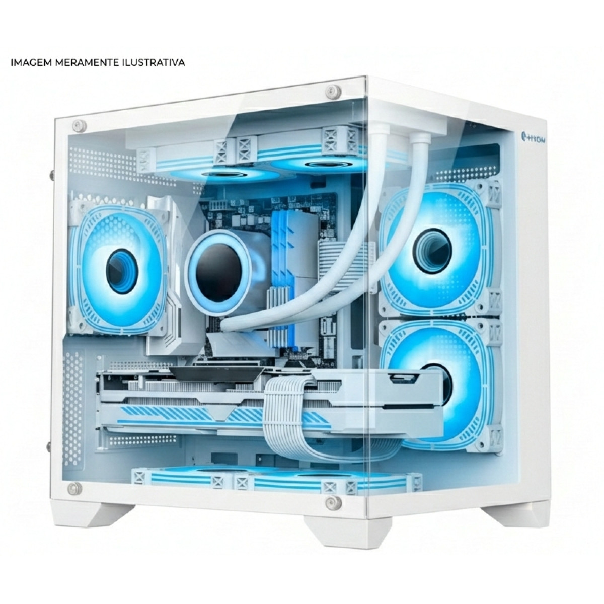 PC Gamer Hertz Ryzen 7 5700G 16GB RAM SSD NVMe 500GB Radeon Vega 8 Fonte 500W Com 3 Fans