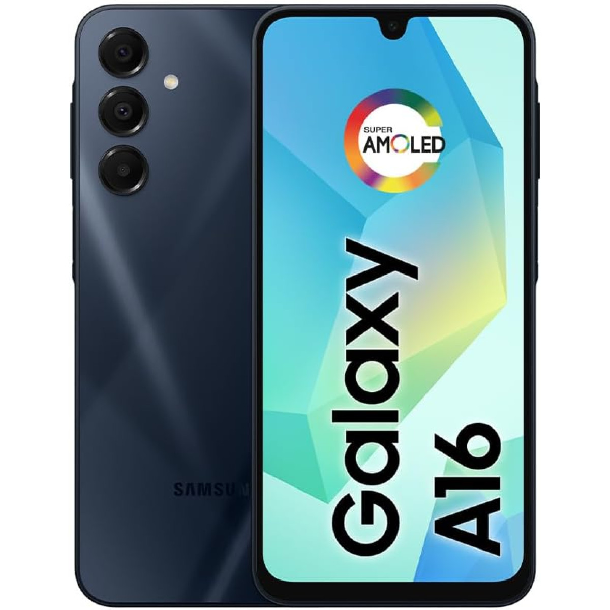 Samsung Celular Galaxy A16, 128GB + 4GB RAM, Câmera de até 50MP, Tela 6.7", NFC, IP54, Bateria 5000 mAh (Preto)
