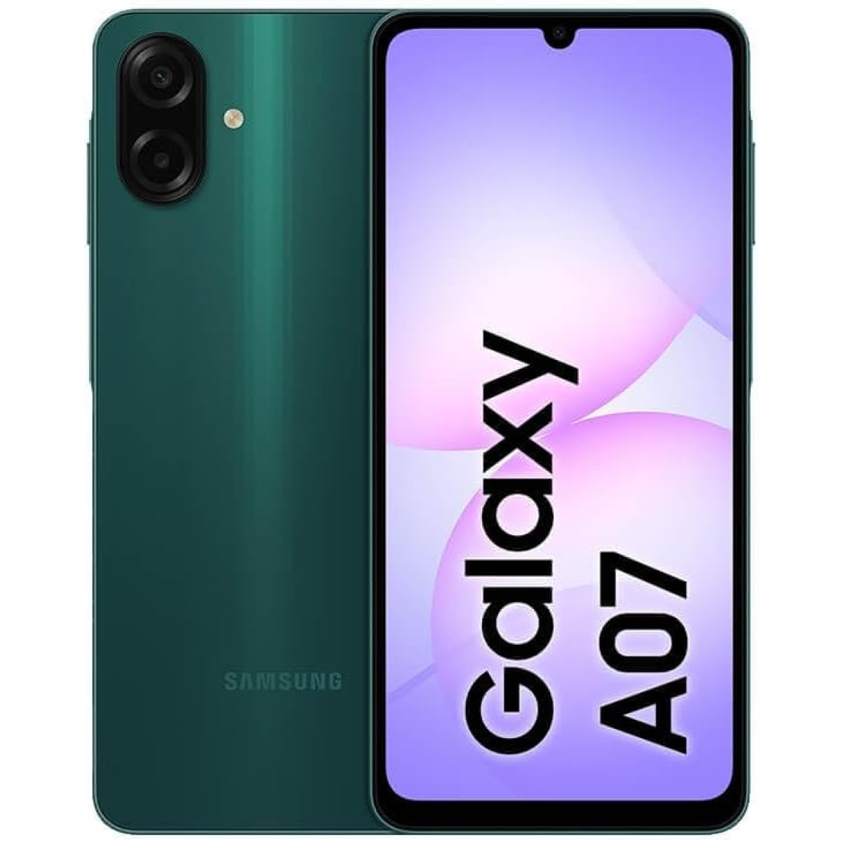 Celular Samsung Galaxy A07 128GB, 4GB, Câm. 50MP, Tela 6.7"- Verde
